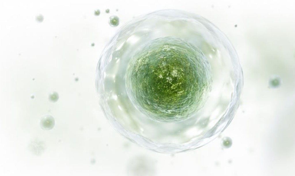 Microscopic stem cell illustration
